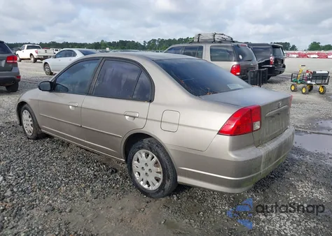 2004 Honda Civic Lx из США, поврежденный, VIN 2HGES16554H530671